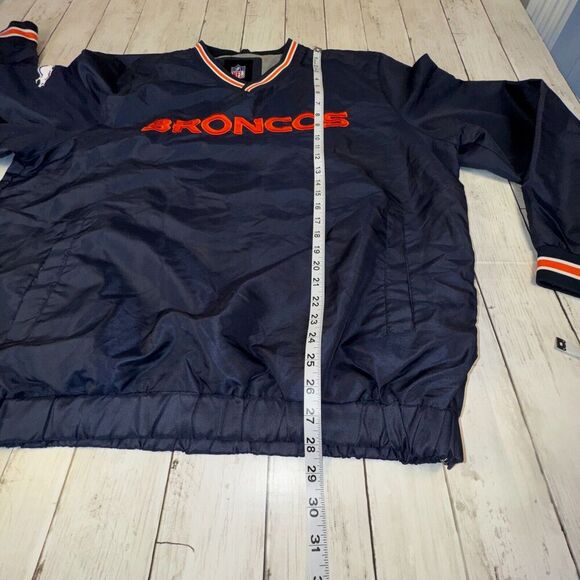 Denver Broncos NFL G-III Apparel Pullover Windbreaker Adult XL Pockets V-Neck - Picture 8 of 8